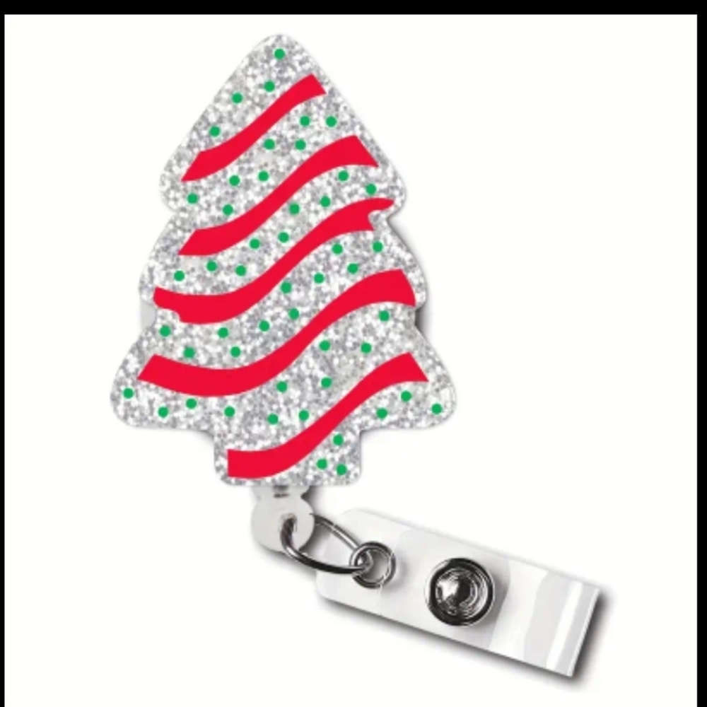 Christmas Tree Badge Reel